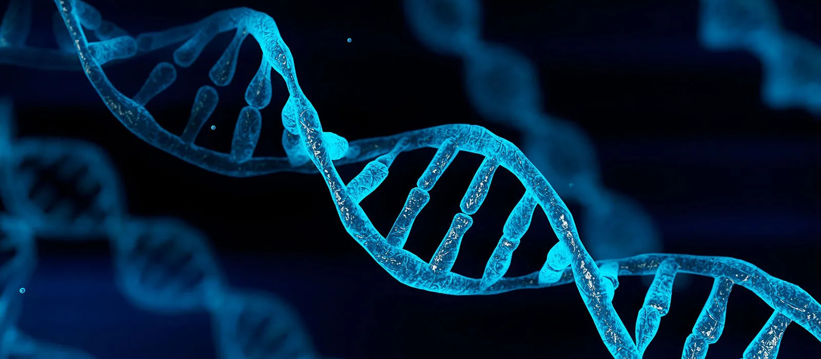 Artistic rendering of DNA strands