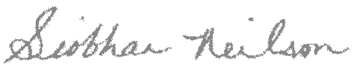 Siobhan Neilson signature