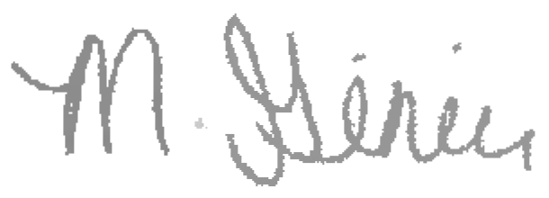 Melissa Genier signature